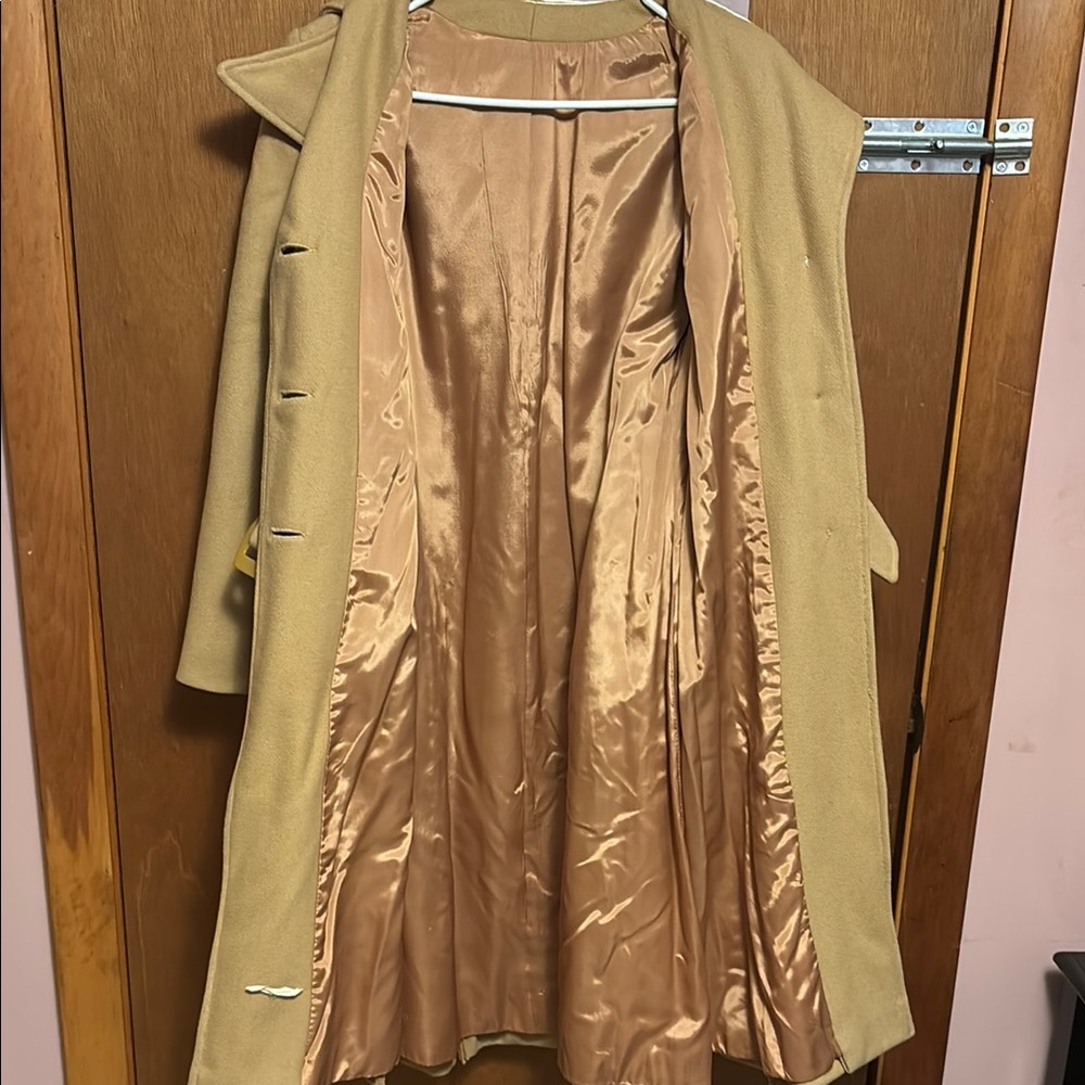 Elegant Tan Women's Coat View 3